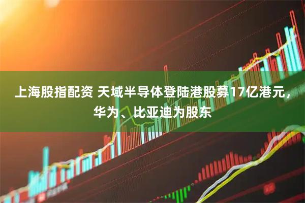 上海股指配资 天域半导体登陆港股募17亿港元，华为、比亚迪为股东