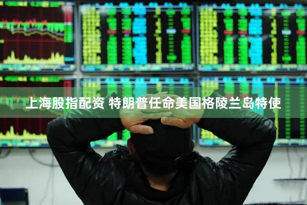 上海股指配资 特朗普任命美国格陵兰岛特使
