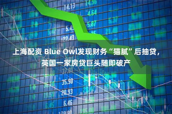 上海配资 Blue Owl发现财务“猫腻”后抽贷，英国一家房贷巨头随即破产